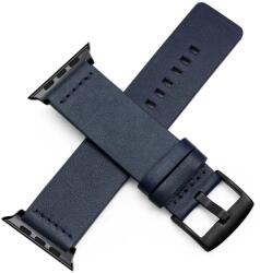 Apple Watch 1/2/3/4/5/6/7/8/9/SE (38/40/41mm) TRPH bőr óraszíj sötétkék - smartdiszkont - 2 300 Ft