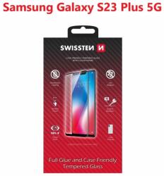 SWISSTEN Full Glue Samsung S916 Galaxy S23 Plus 5G 3D üvegfólia - fekete (54501829)