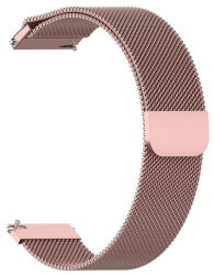 Techsuit Curea pentru Huawei Watch GT 4 (41mm)/W1/Honor Watch S1/Garmin Venu 2S/Vivoactive 4S - Techsuit Watchband 18mm (W009) - Rose Gold (KF2331227)