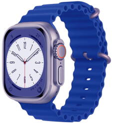 Techsuit Curea pentru Apple Watch 1/2/3/4/5/6/7/8/9/SE/SE 2 (38/40/41mm) - Techsuit Watchband (W038) - Blue (KF2331384)