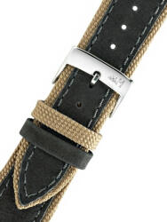 Morellato Curea gri cu maro Morellato Vecellio 5332C38.090 M (material textil, piele) 18 mm