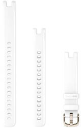 Garmin Curea Garmin Lily, silicon, albă, cataramă argintie