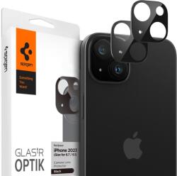 Spigen Glass tR Optik 2 Pack Black iPhone 15/15 Plus/14/14 Plus (AGL06917)