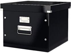 Leitz Cutie depozitare LEITZ WOW Click & Store, pentru 15 dosare suspendabile, carton laminat, negru (L-60460095) - vexio
