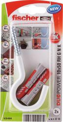 Fischer Dűbel 10x50mm 2 Db Körkampóval " Duopower" Fischer - praktiker - 1 699 Ft