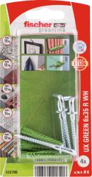 Fischer Dűbel 6x35mm 4 Db Kampóval " Ux Green" Fischer