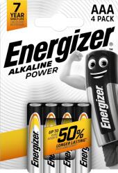 Energizer Power Alkáli Mikro Elem Aaa 4db/csomag (epaaa)