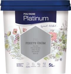 Poli-Farbe Platinum színes beltéri falfesték F50 Fekete üröm, 5l