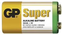 GP Batteries GP B1350 Super 9V (6LF22, 6LR61) alkáli elem 1db/bliszter (B1350) - officedepot