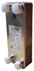 m-tech FHC030 20 lemezes, rézzel forrasztott INOX hőcserélő 4x1" csatlakozócsonkokkal