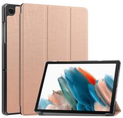 Gigapack Samsung Tab A9 LTE GIGAPACK Tok álló, bőr hatású aktív FLIP, asztali tartó, ROZÉARANY GP-150667 (GP-150667)