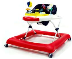 Asalvo Bébikomp zenés játéktálcával - Világűr - piros (AS19233)