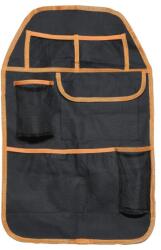 Compass Szervezőtáska autós üléshez fekete/narancssárga (06600)