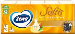 Zewa Softis 4 rétegű Papír zsebkendő - Soft& Sensitive 10x9db (830422)