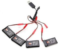 Rayline R250-20 4 X 3.7V 780mAh 20C Battery & Charging Cable Set Akkumulátor szett
