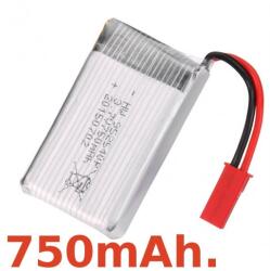 MJX MJX X300C-05 Battery 750mAh Akkumulátor gyári 3, 7V 750mAh