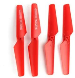 SYMA X5C-02C-Main-blades-red Rotorlapát szett 4db. -os piros