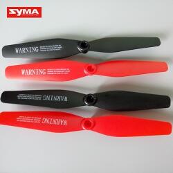 SYMA X54HC/HW-03A-Propellor-Rotorlapát szett piros-fekete