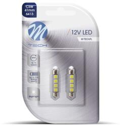 m-tech Szofita LED 41mm 4x5050 SMD Can-Bus fehér színű (pár)