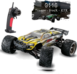 XinLeHong Truggy +Lipo+2.4Ghz. +2WD 1: 12 (proporcionális vezérléssel) 38km/h. + XLH Truggy autó szett Piros-fekete színű