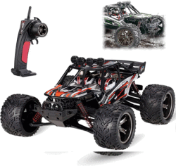 XinLeHong Buggy +Lipo+2.4Ghz. +2WD 1: 12 (proporcionális vezérléssel) 38km/h. + XLH Buggy autó szett Narancs-fekete színű