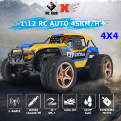 XK Rock Rover D7 12402-A+Lipo+2.4Ghz. +4WD (proporcionális vezérléssel) 50km/h. XK Rock Rover D7 12402-A autó szett 2 db. akkuval