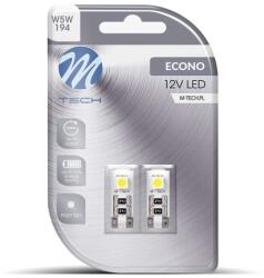 m-tech T10 LED P 2x5050 SMD Can-Bus fehér színű (pár)
