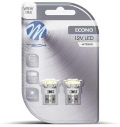 m-tech T10 LED P 6x3528 SMD fehér színű (pár)
