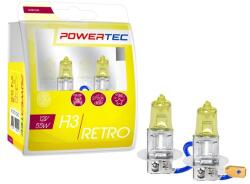 m-tech Powertec Retro H3 12V DUO sárga izzó