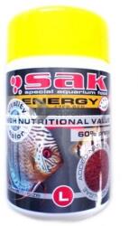 Sak Energy szemcsés díszhaltáp (S l 2-5 cm-es halaknak) 100ml