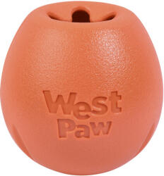 West Paw Wes Paw Rumbl - Jutalomfalattal tölthető labda (S | 9 cm | Sárgadinnye)