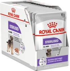 Royal Canin Sterilised - Nedves táp ivartalanított felnőtt kutyák részére (12 x 85 g) 1.02kg