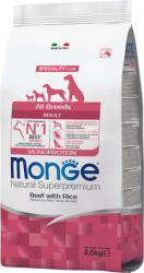 Monge Speciality Line Dog Adult Monoprotein Beef with Rice & Potatoes 2.5kg