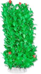 Happet ovális levelű zöld akváriumi műnövény (4F30) 40 cm