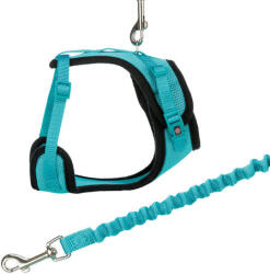 TRIXIE Mesh Y Harness with leash - Y hám, hálós anyagból pórázzal macskáknak (Haskörméret: 39-60 cm | Póráz hosszúság: 1 m)