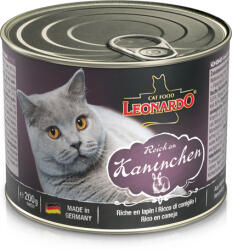 BEWITAL petfood nyúlhúsban gazdag konzerves macskaeledel (6 x 200 g) 1.2kg