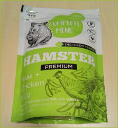 Delicado Verde Complete Menu Hamster hörcsögeledel csirkehússal és borsóval 400g