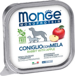 Monge Dog Grain Free Monoprotein Rabbit & Apple Paté (48 x 150 g) 7.2kg