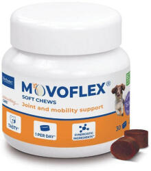 Virbac Movoflex ízületvédő rágótabletta tojáshéj membránnal közepes testméretű, 15-35 kg közötti kutyáknak (M) (3 x 30 db) 90 db