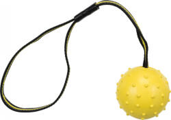 TRIXIE Ball on a Strap - Sporting labda pánton kutyáknak (Labda átmérője: 6 cm; Játék hossza: 35 cm)