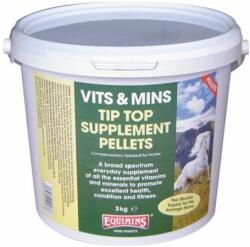 Equimins Tip Top koncentrált étrendkiegészítő pellet lovaknak (Vödrös kiszerelés) 3 kg