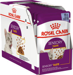 Royal Canin Sensory Taste Jelly - Zselés felnőtt macska nedves táp fokozott íz élménnye (12 x 85 g) 1.02kg