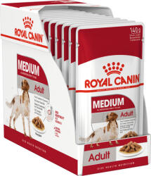 Royal Canin Medium Adult - Nedves táp közepes testű felnőtt kutya részére (20 x 140 g) 2.8kg