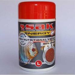 Sak Energy szemcsés díszhaltáp (L l 13 cm-nél nagyobb halaknak) 100ml