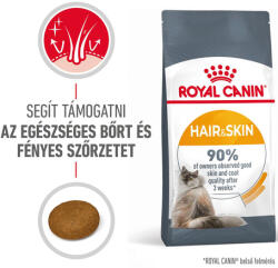 Royal Canin Hair & Skin Care - Száraz táp felnőtt macskák részére a szebb szőrzetért és az egészséges bőrért (2 x 10 kg) 20kg