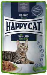 Happy Cat Culinary Meat in Sauce Weide-Lamm l Alutasakos eledel bárányhússal macskáknak (5 x 85 g) 425g