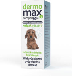  Dermomax sampon 3 in 1 - Irritáció csökkentő hipoallergén sampon és balzsam kutyáknak. 300 ml