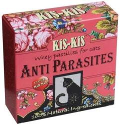 KIS-KIS Anti Parasites tejsavó pasztilla macskáknak - Élősködők távoltartására (100 tabletta)