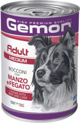 Gemon Dog Medium Adult Chunks with Beef & Liver (24 x 415 g) 9.96kg