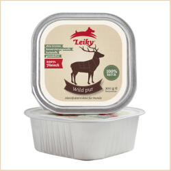 Leiky 100% szín vadhús alutálkában kutyáknak (6 x 300 g) 1.8kg